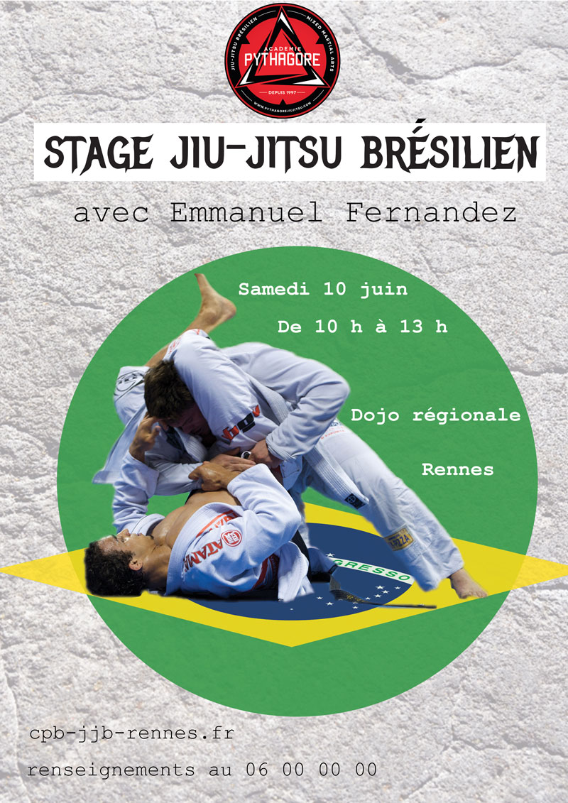 Affiche jiu-jits brésilien